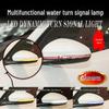 Jaguar XEL XFL XF XJ F-TYPE Rearview Mirror Sequential Turn Signal & Daytime Running Light In Dynamic Blue