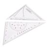 Chart Drawing Triangle Ruler 405mm Large Scale Multifunctional Acrylic Triangle Ruler Protractor Set for Distance