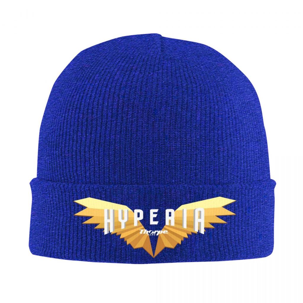 Hyperia Thorpe Park Logo Warm Knitted Cap Winter Knit Bonnet Hat Skullies Beanies Hip Hop Caps for Unisex