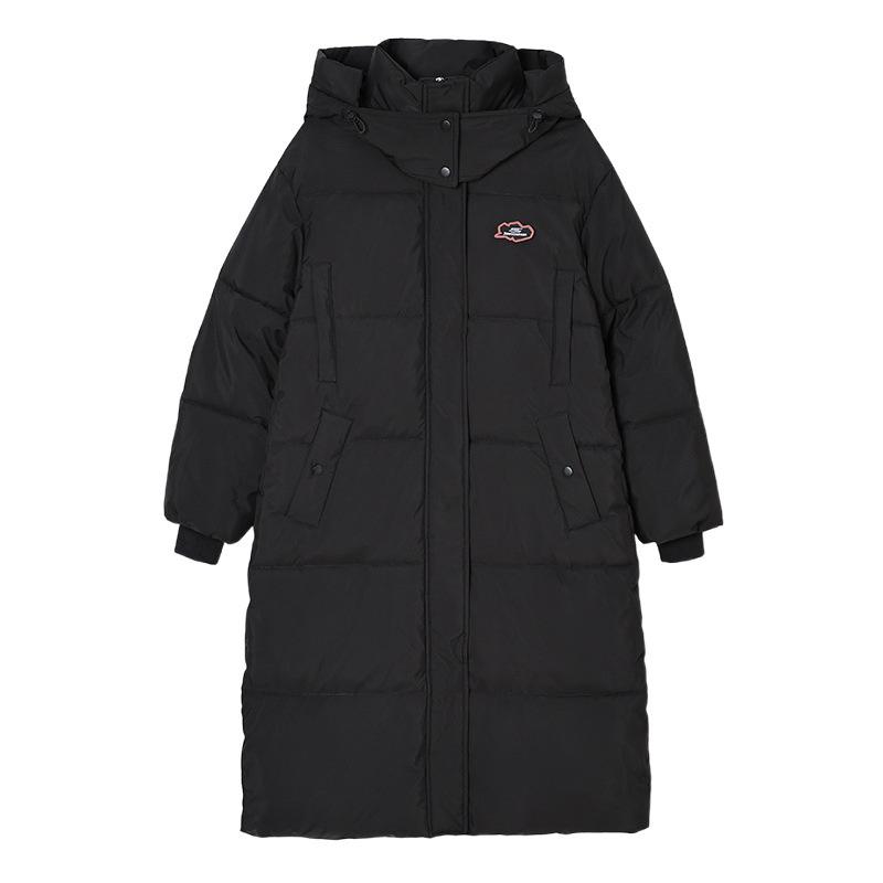 Cotton-padded Jacket Men and Women Winter New Cotton-padded Jacket Extended Loose Couple Thickened Hooded Cotton-padded Jacket.