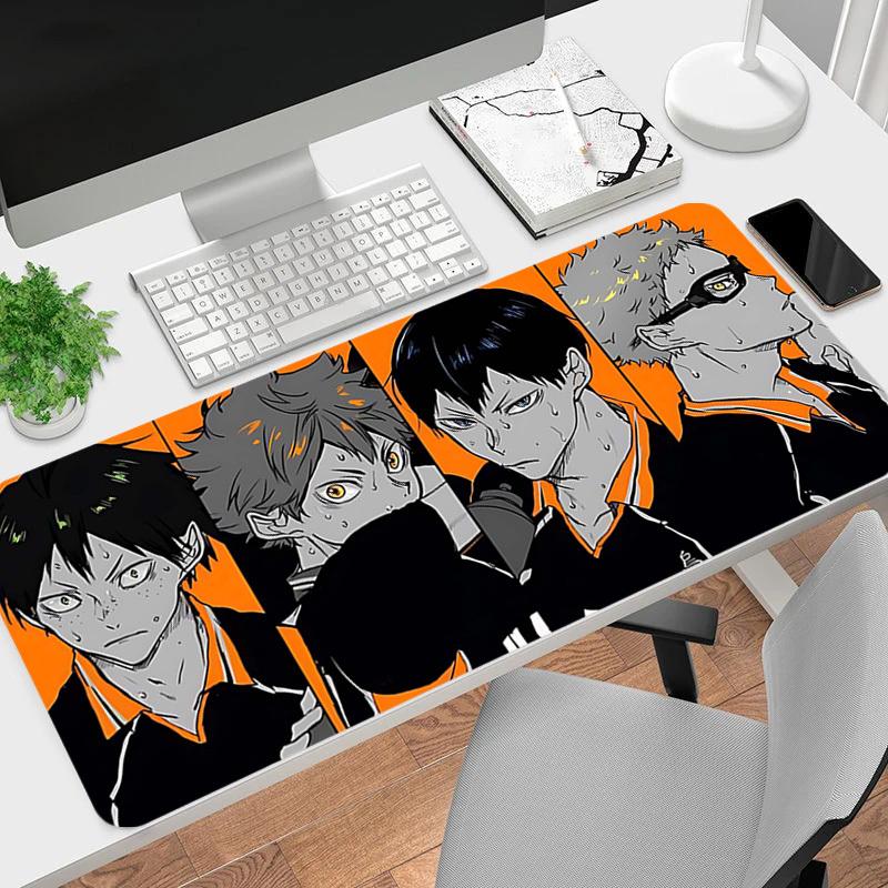 1PC Anime characters Large Durable Mouse Pad Suitable for Office Desks, Gaming Desktops.Non-Slip Back P61