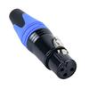 Heavy Type XLR Male Female Connector Zincs Alloys XLR Cable Connector For Stable And Secure Audios Connection