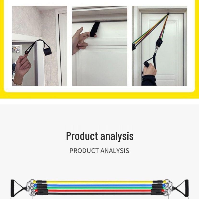 Elastic Resistance Band for Home Fitness and Chest Muscle Training