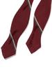 [BEAMS PLUS] Silk Wide Regimental Tie Bow Tie for Men, Wine Free, 38440090107