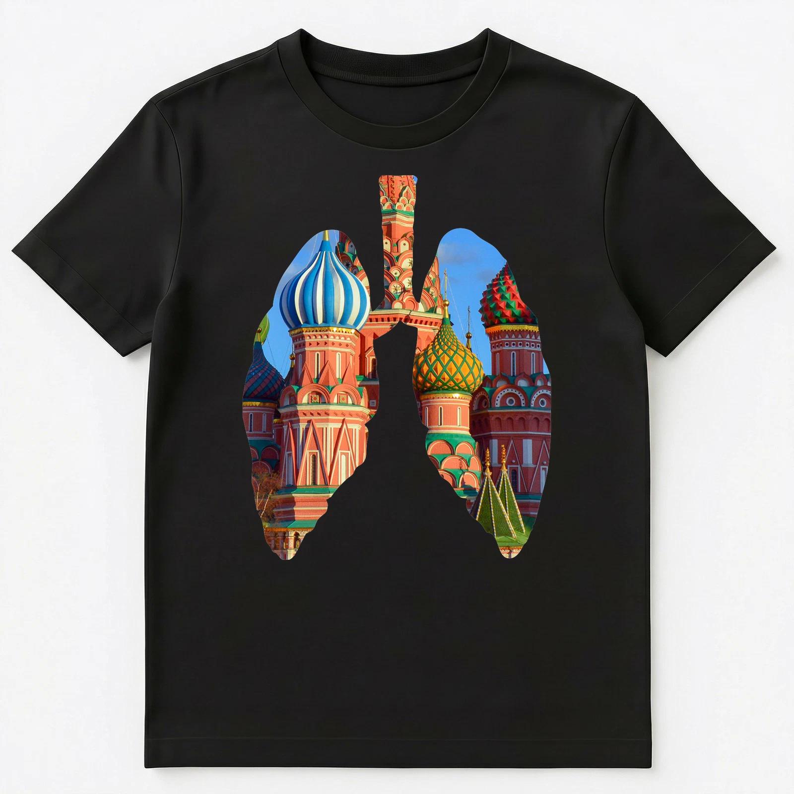 Russian Moscow Lungs T Shirt Unisex T-Shirt L