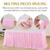 Delicate Pearls Tulle Table Skirt For Weddings Easy Assembly Table Drape Decorative Table Cloth for Formal Occasion Setup