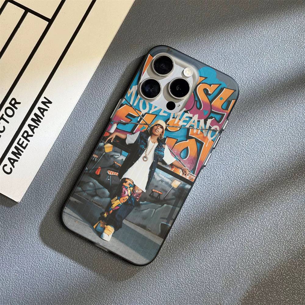 

Rapper Missy E-Elliott Phone Case For IPhone 17 16 15 14 Plus 11 12 13 Pro Max Shockproof Protection Soft Back Cover iPhone 16 pro