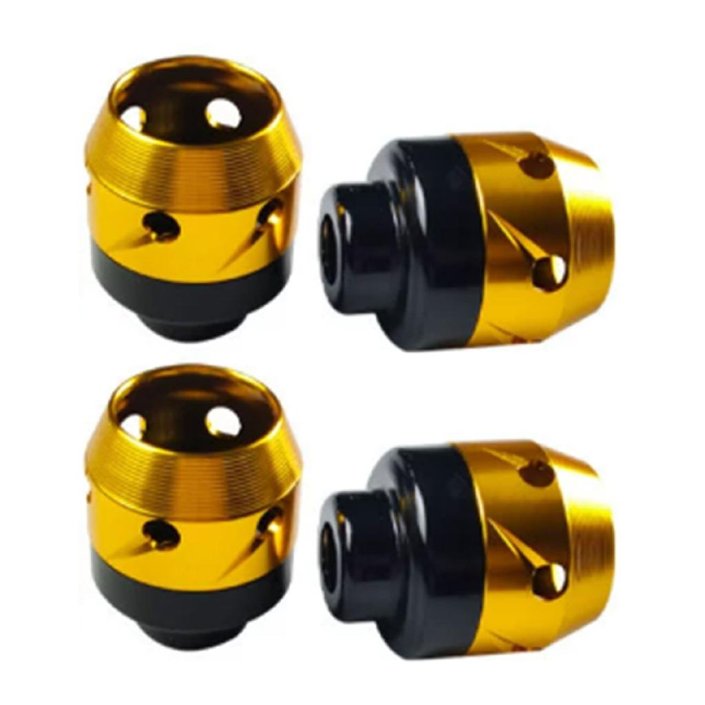 Motorcycle Front Fork Frame Slider CNC Aluminum Alloy Front Fork Frame Sliders Wheel Crash Protector Golden