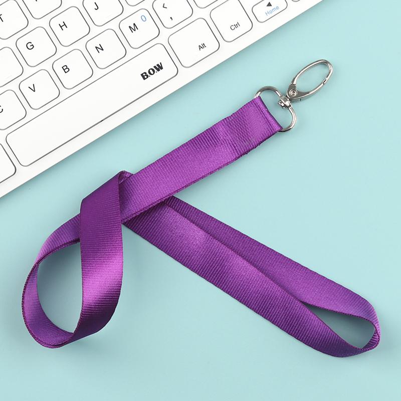 50Pcs  Wide Lanyard Personal Printing Thick Neck Rope Keychain With Logo Name For ID Card Hot Print Landyard 2*45cm