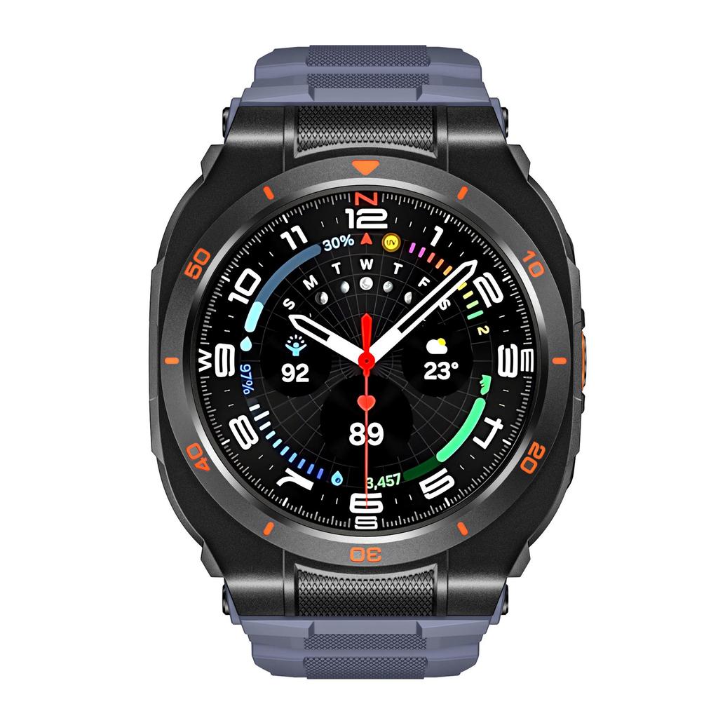 Braccialetto Sportivo Samsung Watch Ultra in Silicone Bicolore a Rilascio Rapido