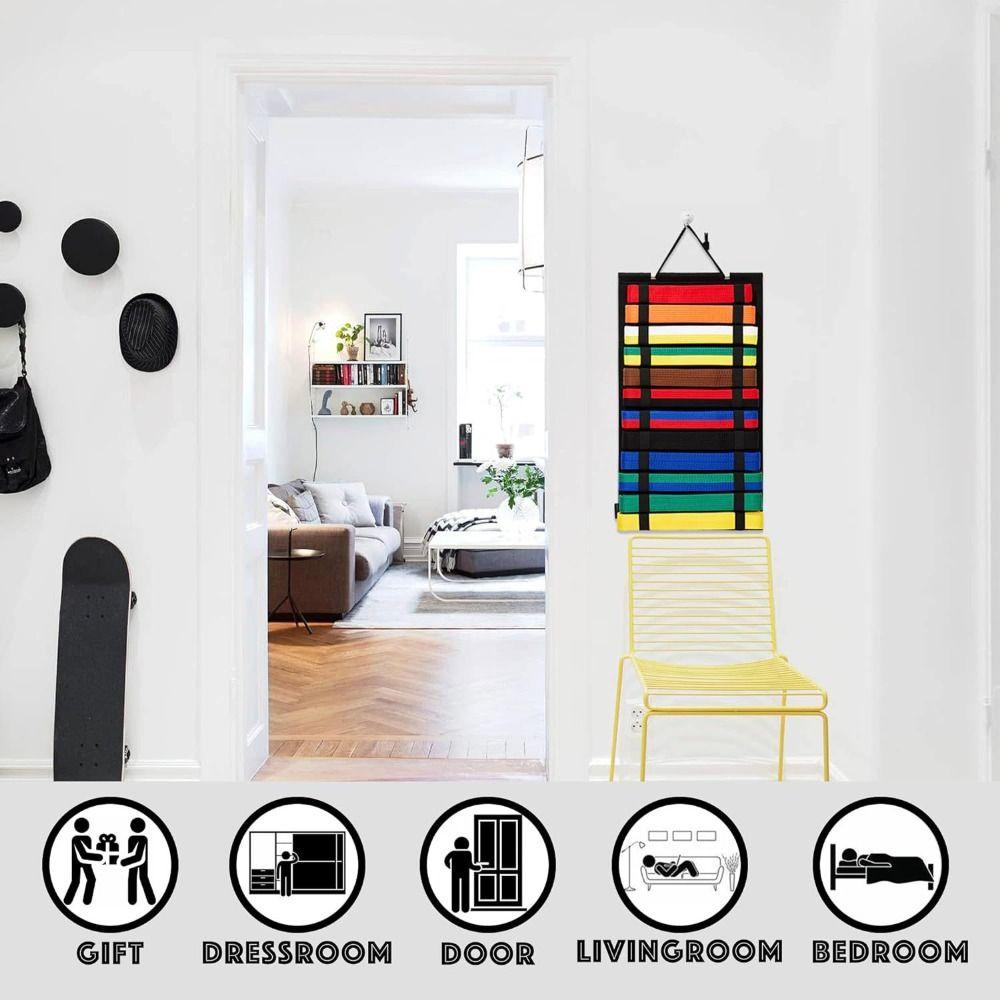 Belt Storage Karate Belt Display Durable Rack Taekwondo Belt Holder Judo Mma