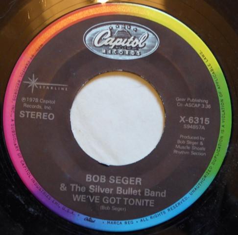 

7inch Record BOB SEGER & THE SILVER BULLET BAND - Still The Same / We ve Got Tonite X6315 CAPITOL, STARLI 1983 US Rock Used