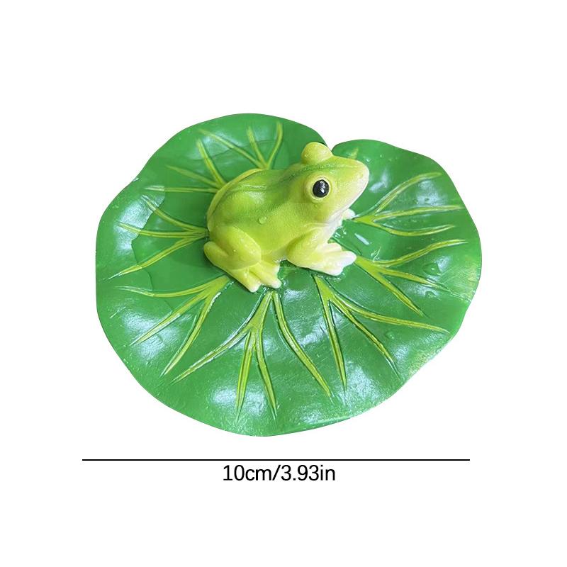 Decor de grădină cu broască din rășină, Ornament animal realist, Sculptură decorativă broască pentru uz interior și exterior, Perfect pentru casă, balcon