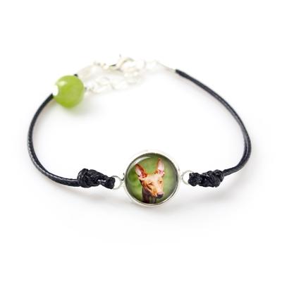 Pharaoh Hound, Kelb tal-Fenek - Bracelet with Your Photo Handmade, Unique Jewelry from the Brand