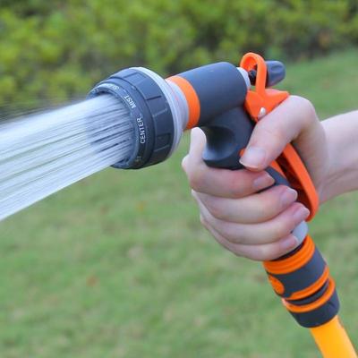 8-Funktions-Wasserpistole Hochdruck-Wasserpistole Gartenpflanze Rasenbewässerung Wasser Autowäsche Haushaltswerkzeuge tragbare Hochdruck-Wasserpistole
