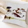 Funny Calvin-and-Hobbes Cushion Cover Decorative Pillow Sofa Home Decor Case Pillow Cases