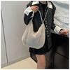 New fashion underarm bag women's trendy versatile handbag plush dumpling bag trendy women's bag casual shoulder bag