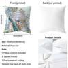 Classic Mughal Garden With Peacock Cushion Cover Soft & Easy-Wash Pillow Case – Versatile For Couch, Bed, Travel And Office