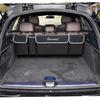 Car Trunk Organizer and Storage, Backseat Hanging Organizer for SUV, Truck, MPV, Waterproof, Collapsible Cargo Storage Bag with 4 Pockets, Car