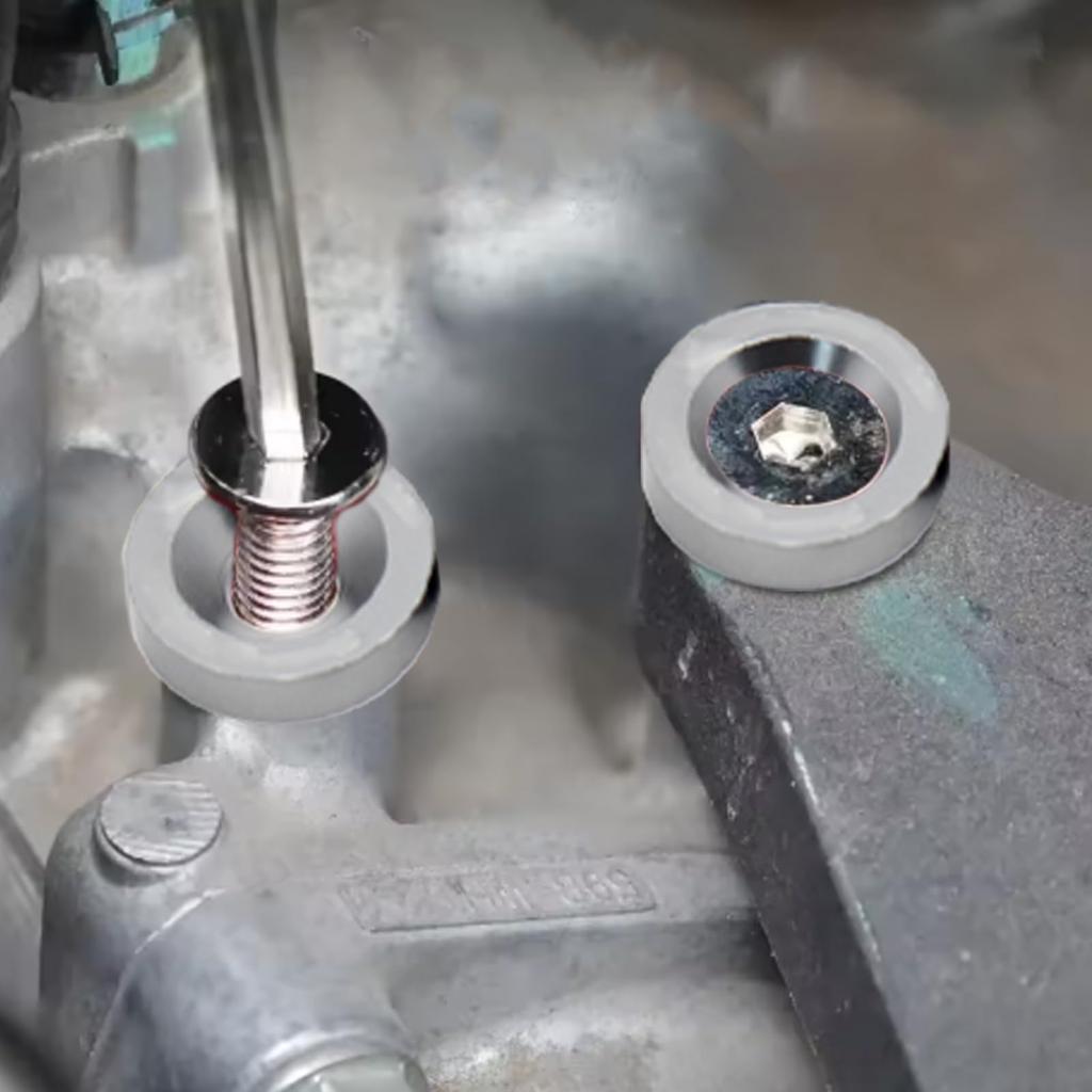 Kennzeichenschrauben Muttern Set für Auto Kennzeichen Abstandshalter M6 Korrosionsschutz 10 Stück Fahrzeug