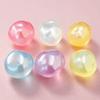 Transparent Coconut Oil Squishy Ball Blue Pearl Squeeze Ball Squishy Pearl Squishy Toy  Office