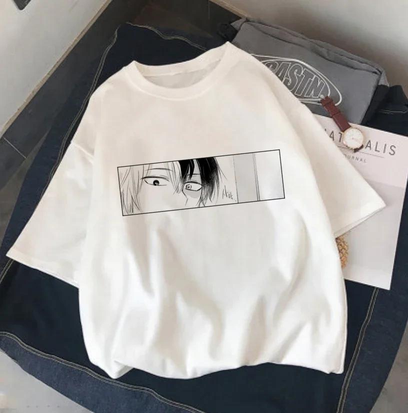 2026 New Anime My Hero Academia Shoto Todoroki Print Kids Tshirt, Summer Short Sleeve Harajuku Cartoon T Shirt for Boys Girls