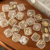 Transparent Plastic Mini Square Storage Box Covers Small Case for Pill Jewelry Earrings Dustproof Storage Pack Boxes