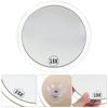 Portable Magnifying Makeup Mirror with Suction Cup Single Side Design for Bathroom Wall Hd Distortion-Free Mirror for Travel