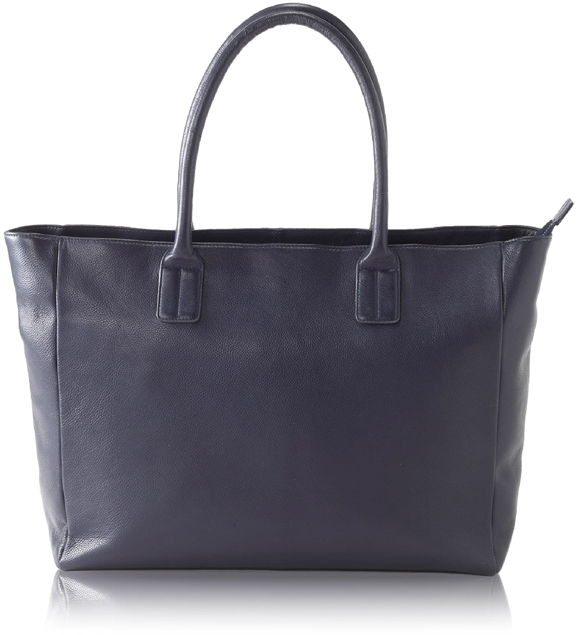 

Чоловіча шкіряна ділова сумка-тоут Brazel, велика місткість, вміщує 15,6-дюймовий ноутбук, на блискавці, розмір А4 (ВМС)