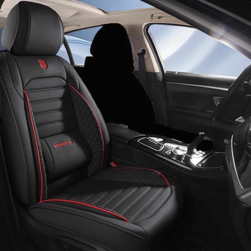 1 PCS Universal Size PU Leather Car Seat Cover for Dacia Duster Renault Clio Fiat Panda Ypsilon Seat Arona Cors Car Accessories