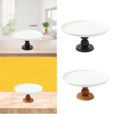 Footed Cake Stand 8 Inch Serving Platter for Cupcakes Bread Living Room