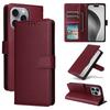 For iPhone 16 Pro Max Wallet Case 3 Card Slots Slim-Fit PU Leather Stand Phone Cover