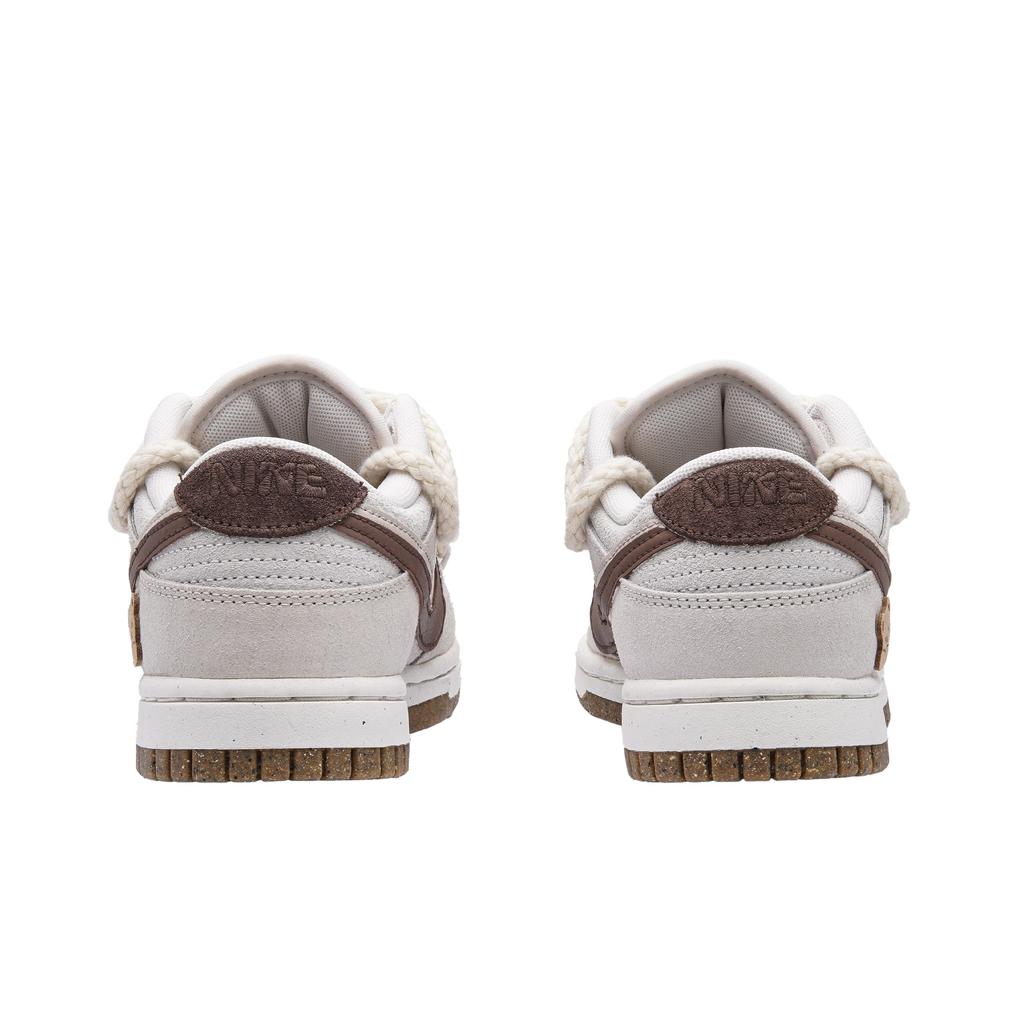 Nike Dunk Mocha Bear Abrasion Resistant Slip Resistant Abrasion Resistant Slip Resistant Low top Skateboard Shoes DO9457-100(Team645-)