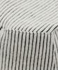Eondeokeonteulolseutyudio Winter Knit Bucket Hat Stand Bucket / Stripe Knit / Milk