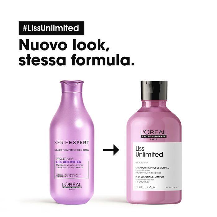 Haarpflege-Set - L'ORÉAL PARIS - L'Oréal Professionnel - Glättendes Shampoo Liss Unlimited Serie Expert 300 ml