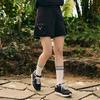 CHALLENGER Women'S Light Silky Nylon Mesh-Lined Cargo Pocket Shorts Black