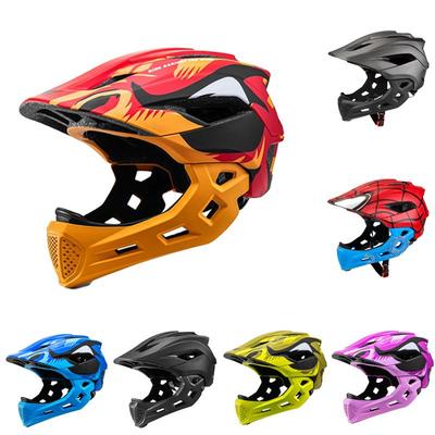 Abnehmbarer Vollhelm für Kinder, Sport-Sicherheits-Fahrradhelm Schutzausrüstung