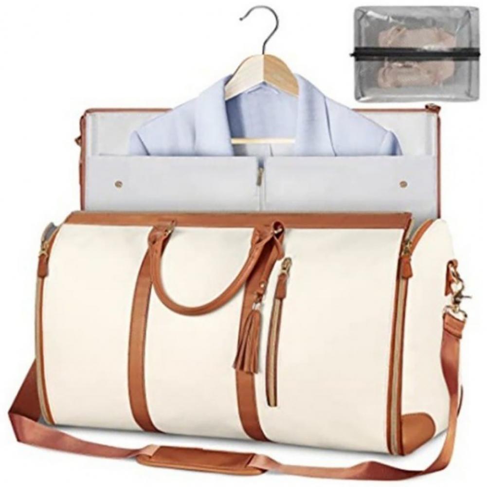 Reisetasche mit inneren Gurten Wasserdichte Kleideraufbewahrungstasche Abnehmbare Kleidersacktasche mit separatem Schuhfach