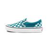 Vans Low Top Kids' Skateboarding Shoes White Green Checkerboard Children Aged 3 7 Years Old VN0A5KXM9EX