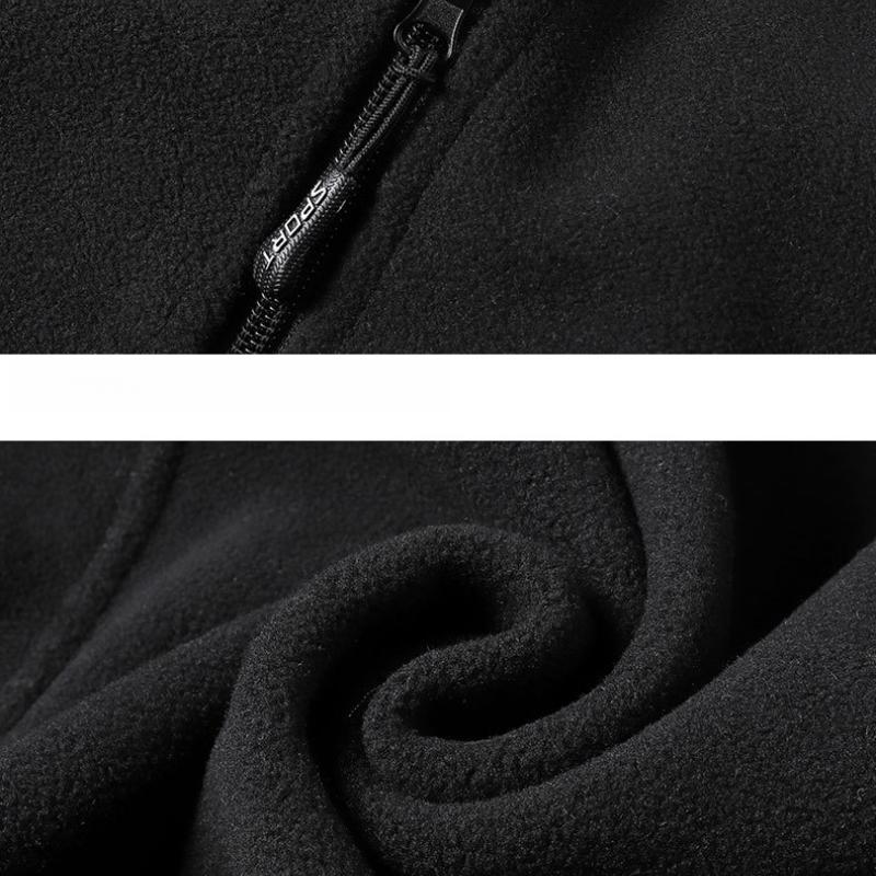 Toamnă Iarnă Nou Vestă Bărbați Căptușită cu Fleece Culoare Solidă Casual Jachetă Fără Mâneci Bărbați Mărimi Mari Fleece Gros și Călduros