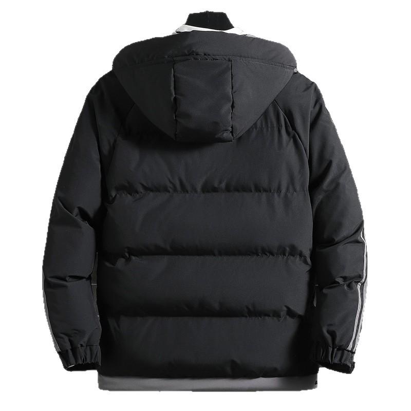 Men's Winter Hooded Cotton Jacket - Thick, Trendy, Korean Style, Warm, Loose Fit (2022).
