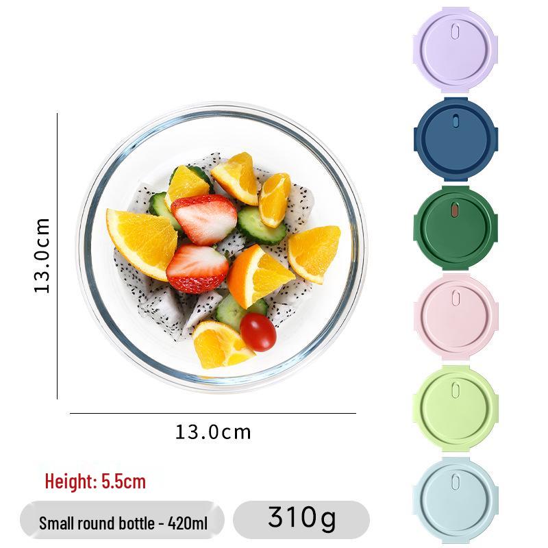 Microwave-Safe Glass Lunch Bento Box for Fresh Storage