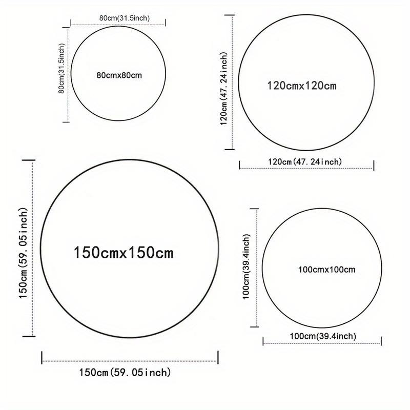1pc Soft, Absorbent & Non Slip Cute Puppy Round Rug Soft Circle Rug for Living Room & Bedroom Decor, Chair Mats, and Unforgettable Home Gift