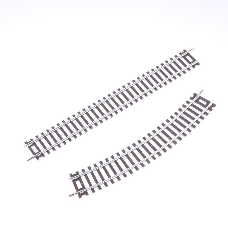 Ho Scale 1/87 Model Train Track Ho Gauge Railroad Track Straight Curved Switch Track For Diorama Sand Table Diy Scenery Layout