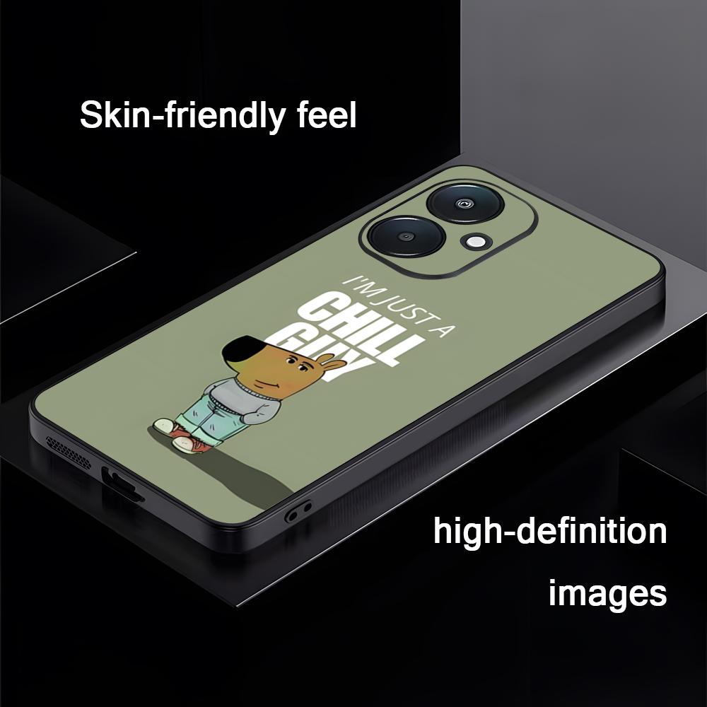 

Popular Chill Guy Keep Calm Phone Case For Xiaomi Redmi 14C 13C 12C Note14 13 12 11 10 Pro Plus S Soft Black Phone Cover Redmi Note 12 Pro+