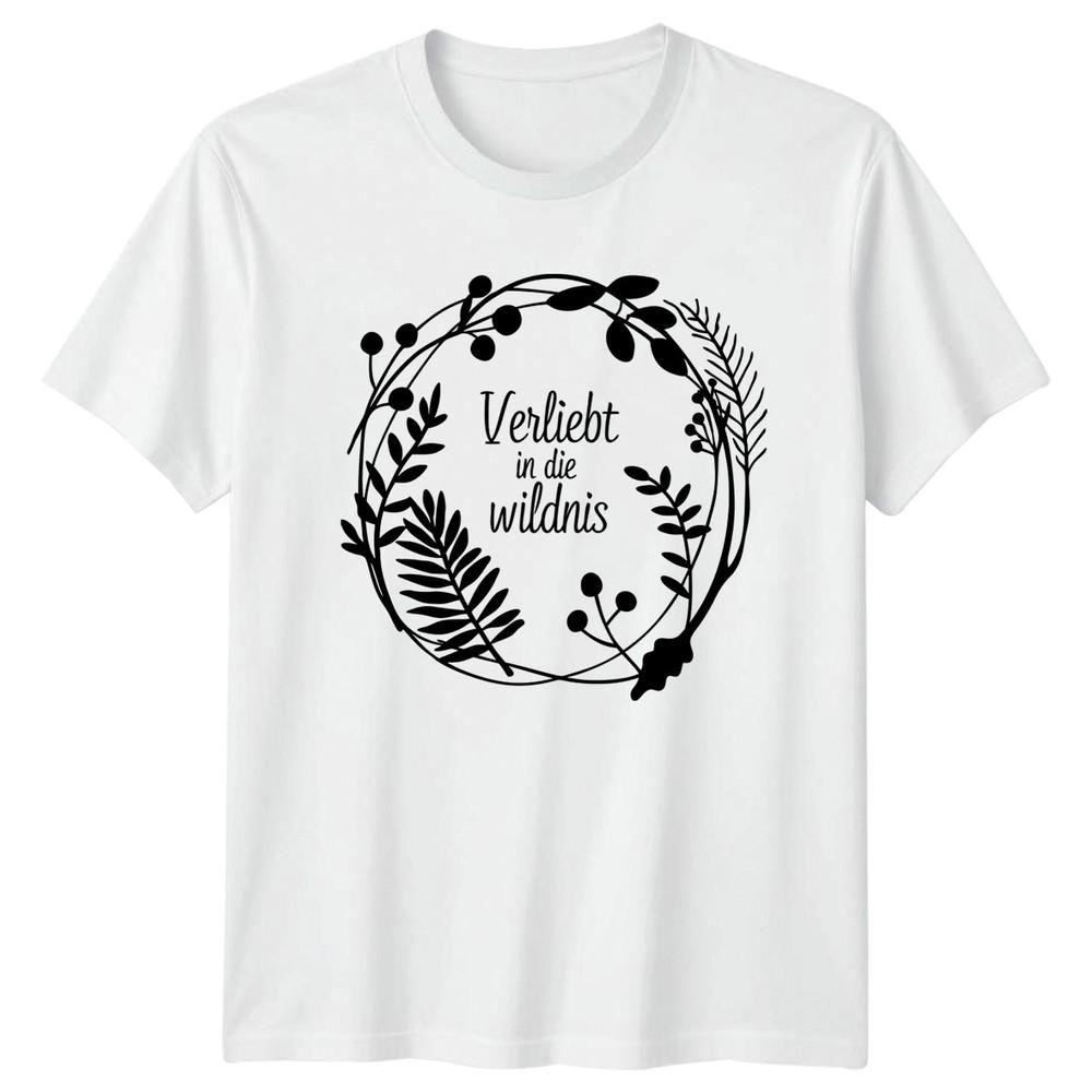 Verliebt In Die Wildnis Unisexs TShirt Wildflowers Nature Birthday Gift For Her S