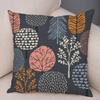 Abstrakt Konst Kuddfodral Dekorativ Geometrisk Växt Träd Blomma Örngott Soffa Hem Bil