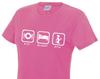 Eat Sleep Gym T-Shirt – Lightweight Fitness Tee for Women