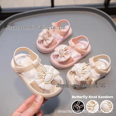 Girls' Cute Butterfly Princess Sandals - Soft Sole, Comfortable for Travel