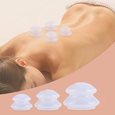 Silicone Vacuum Cupping Remove Wrinkle Anti-Cellulite Skin Lift Body Massage Gausha Vacuum Suction Cup for Home Use